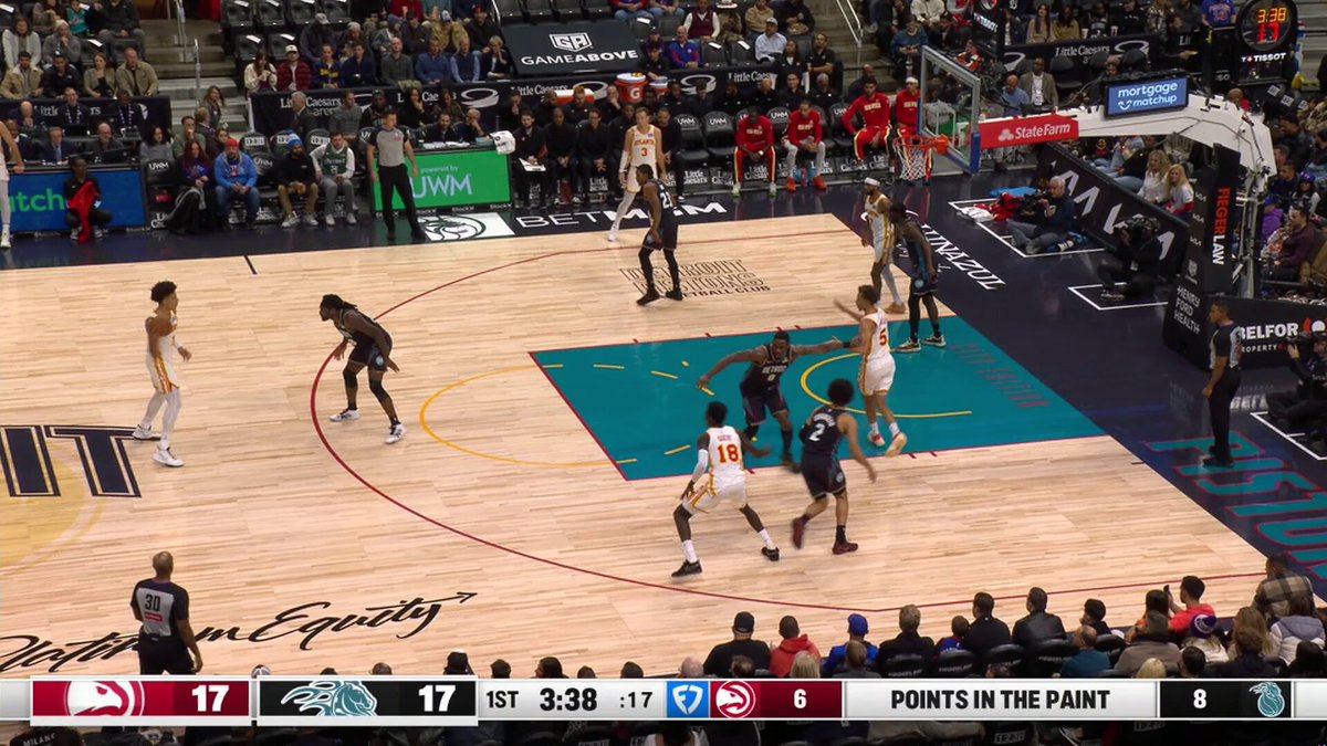 Turning defense into offense...

Cade Cunningham rises for the swat.
Isaiah Stewart scores on the other end. 