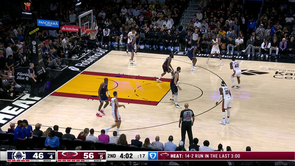 Davion Mitchell makes it an 15-0 run for Miami!

The Heat as a team are 14/20 (70%) from DEEP 😳 