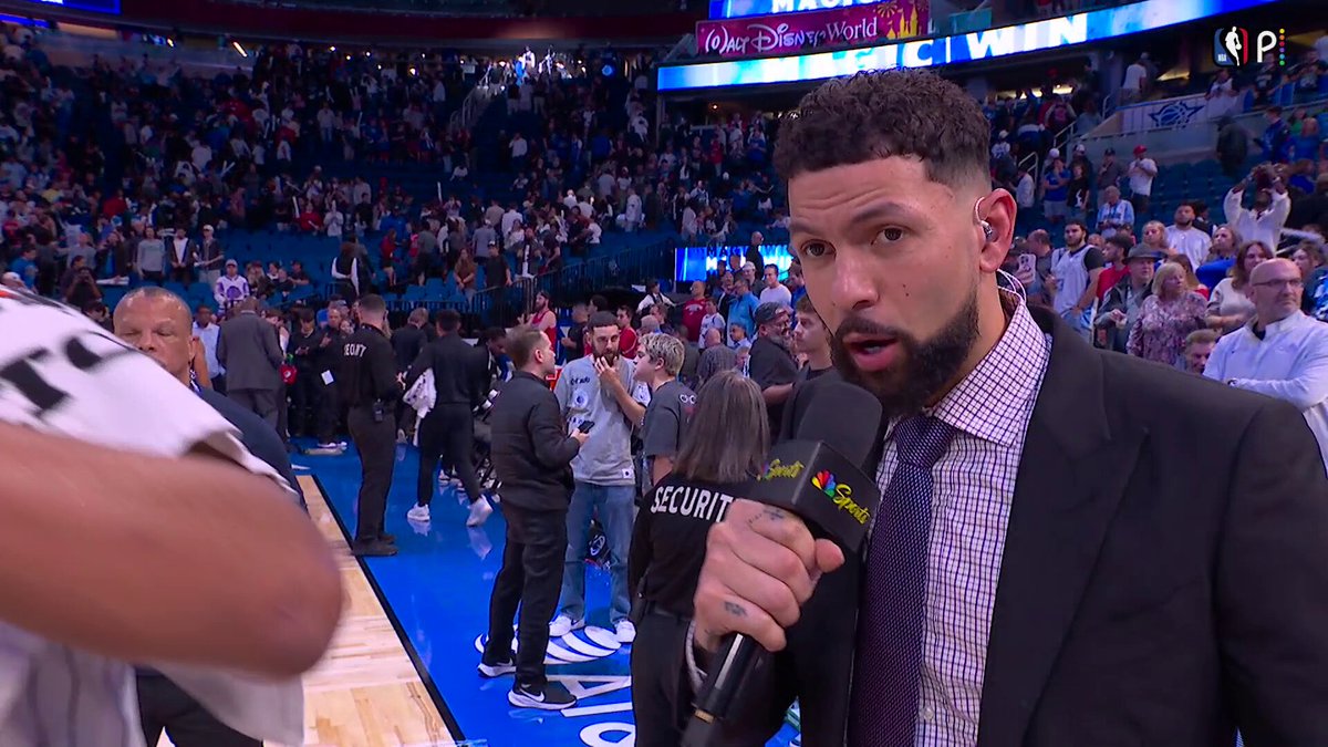 "We got a good group. Great guys. They're hungry, competitive, and want to win. I'm blessed to be here."

Desmond Bane on the W 🗣️

🎥: @NBAonNBC 