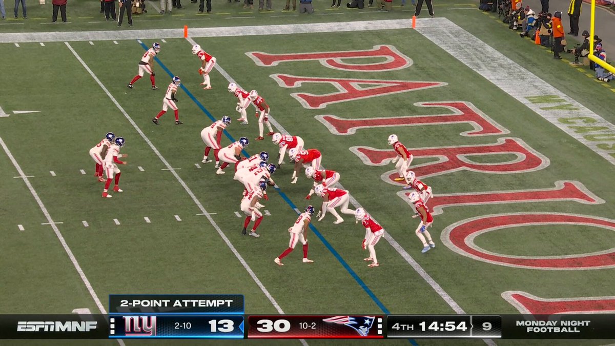 & the 2-point conversion ✌️

📺: ESPN 