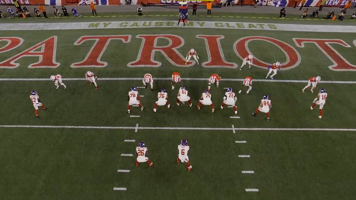 Jaxson Dart moves around and throws a strike to convert the 2-point attempt

NYGvsNE on ESPN/ABC
Stream on @NFLPlus and ESPN App 