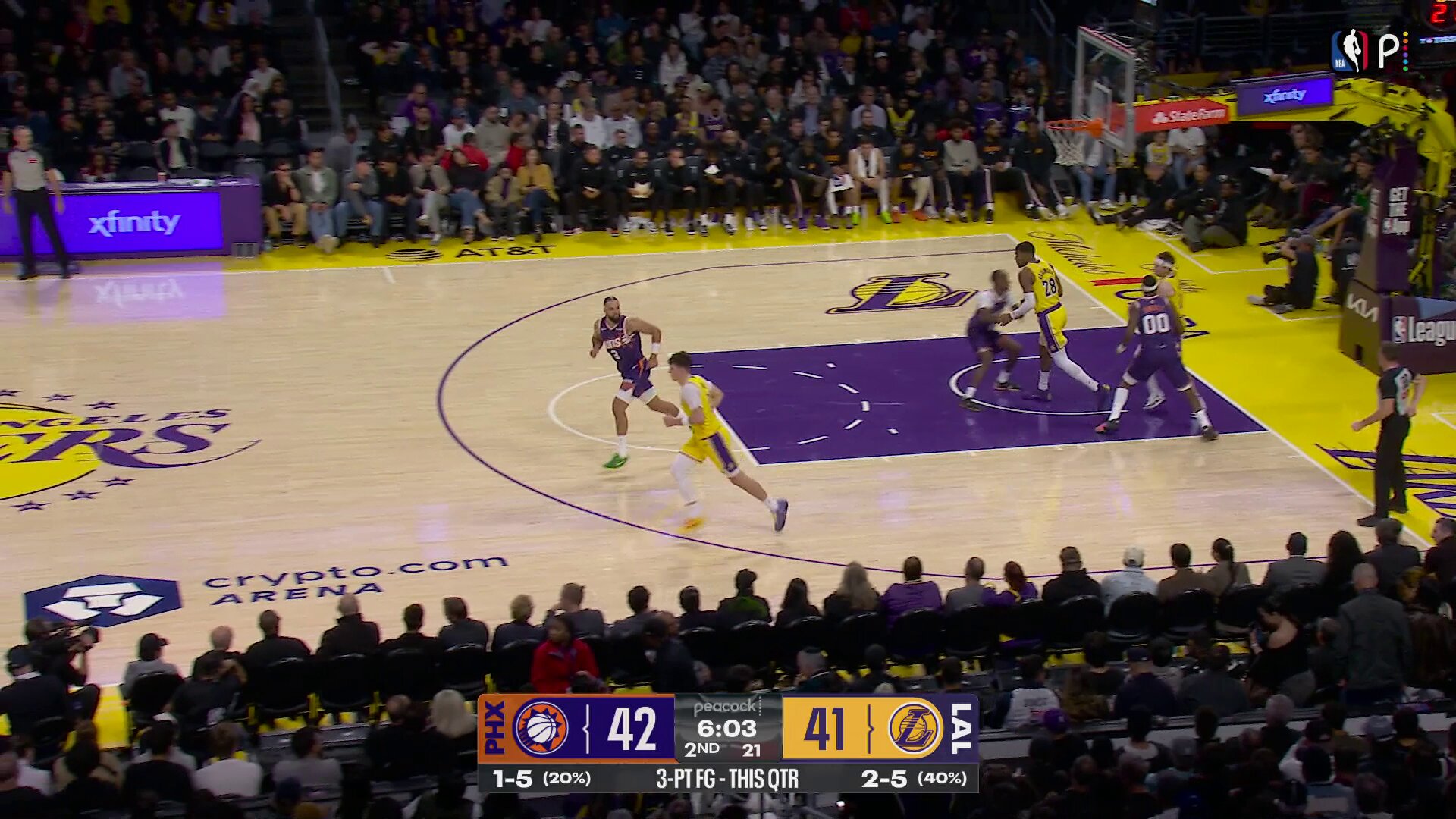 "Are you sitting next to Austin Butler?"

"This is going to show my age."

"The guy who played Elvis is sitting directly to your left."

This moment from the @NBAonNBC crew