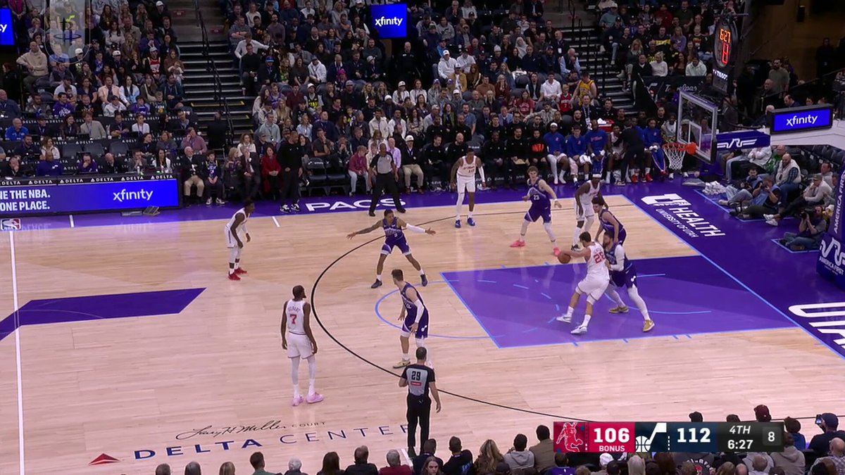 Tate bringing ENERGY off the bench ⚡️ 