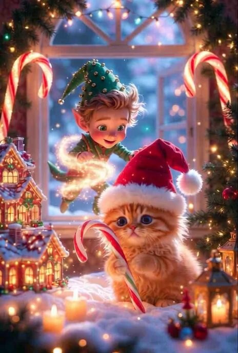Oh, the magic of Christmas… 💫🙏🎄