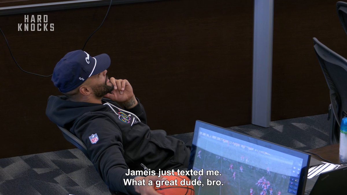 .@dak and @Jaboowins have supported each other since they were roommates at the Peyton Manning Passing Academy back in the day. 🤞

#HardKnocks In Season with the NFC East premieres tonight at 9pm ET on @StreamOnMax 