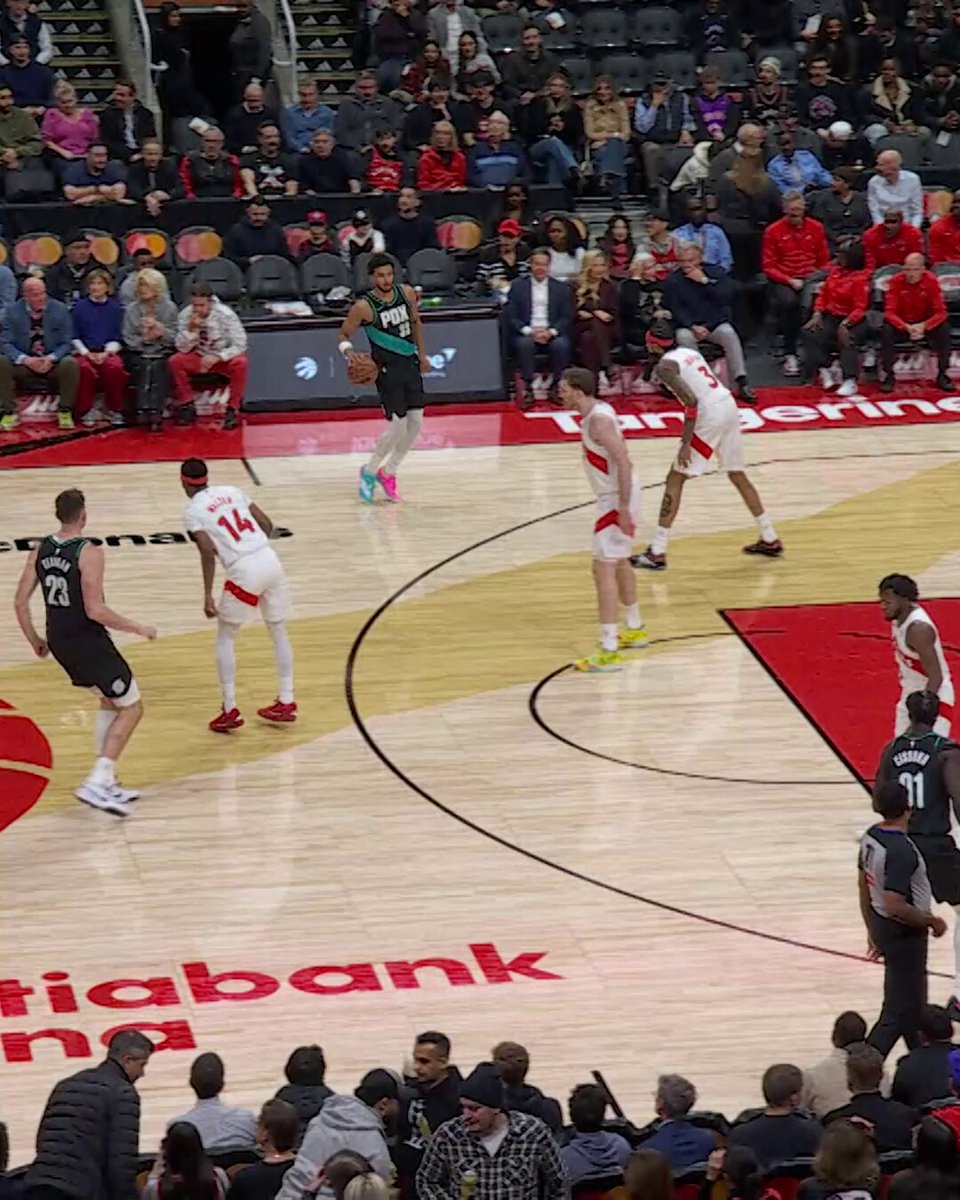 Btw Toumani has 11 points in the first qtr already!!! 