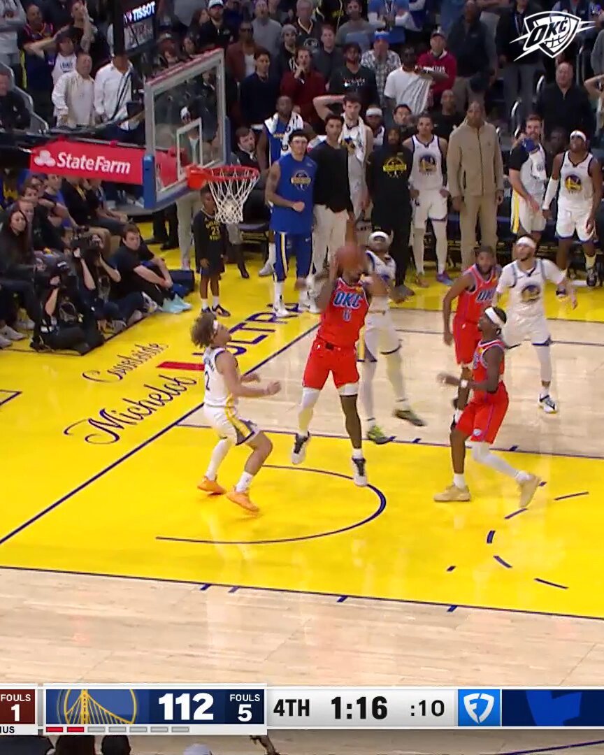 You staying up with us? The Thunder's on another level 📊 