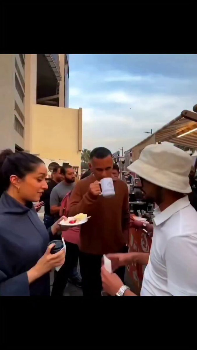 #ShraddhaKapoor enjoys some delicacies with Picture