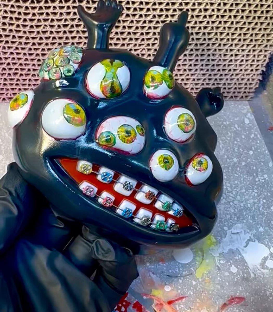 意識他界系　ソフビ　ハロウィン 🖌️ #意識他界系 #ソフビ