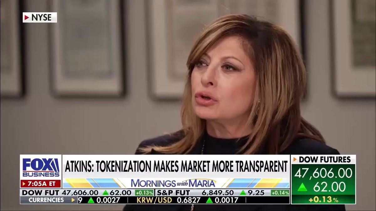 🚨Bureau : "Atkins: La Finanza Tokenizzata è Cruciale per la Leadership Economica degli Stati Uniti"