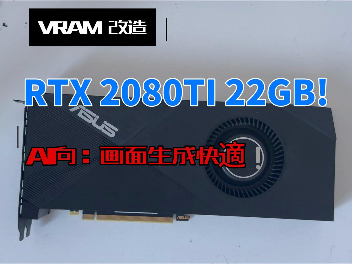 で、22GB化やってもらった訳ですよ 2048*2048でGPUメモリから溢れない