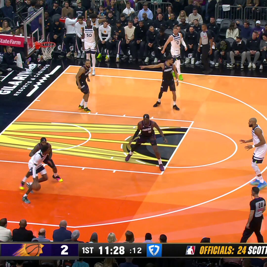 HISTORIC OUTPUT FOR ANT EDWARDS IN HIS LAST 6 GAMES!

🐜 230 PTS (38.3 PPG)
🐜 30 3PM
🐜 55.6 FG%
🐜 48.4 3P% 

He joins Stephen Curry (5x) and Kyrie Irving as the ONLY players in NBA history with 230+ PTS and 30+ 3PM on 55/45 shooting splits in a 6-game stretch 🤯 