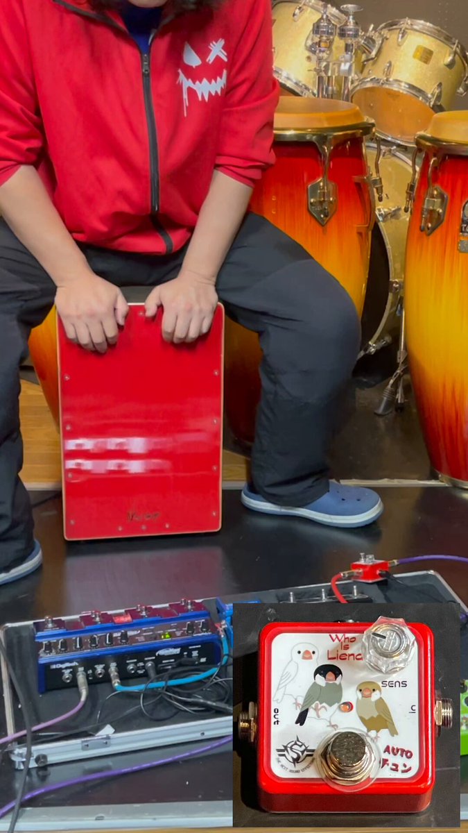 HM CAJON 大久保宙シグネチャーカホン Hiroshi Chu Okubo Signature