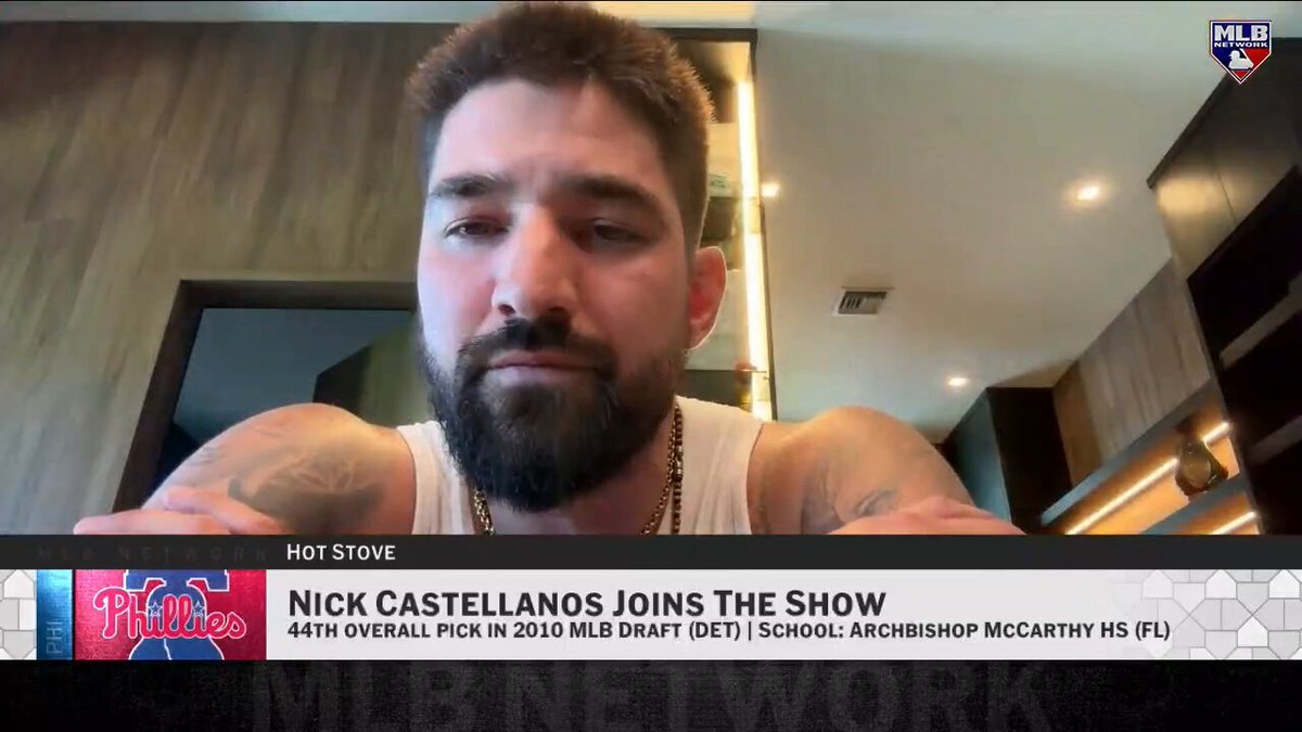 "As his dad, I want to make sure that I'm authentic and someone that he knows that has his back no matter what."

- Nick Castellanos on his relationship with his son, Liam ❤️ 
