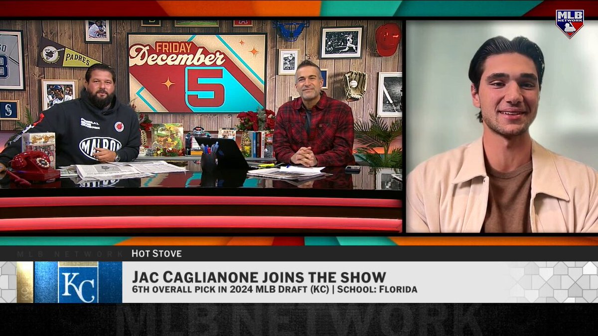 Jac Caglianone is preparing for the 2026 World Baseball Classic after wrapping up his first action in the Big Leagues! 🇮🇹

#MLBNHotStove | @Royals 