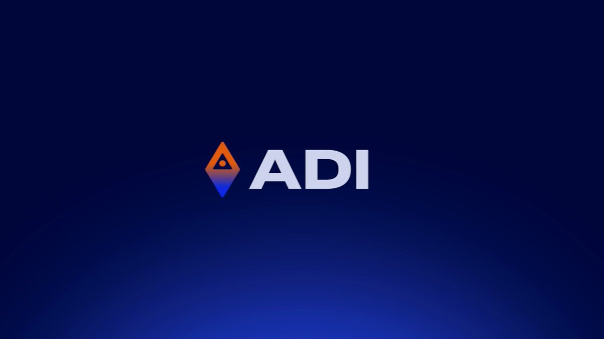 Official ADI Foundation graphic announcing ADI Chain mainnet and ADI token