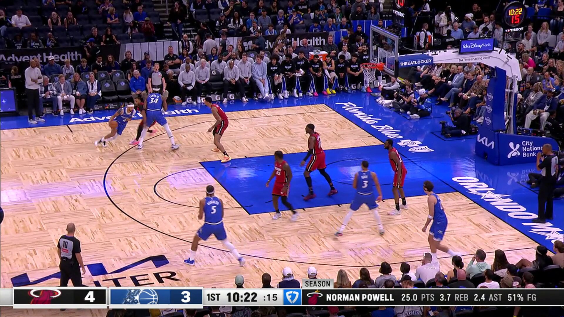 BANCHERO BACK! 

Paolo drills his first attempt after a 10-game absence