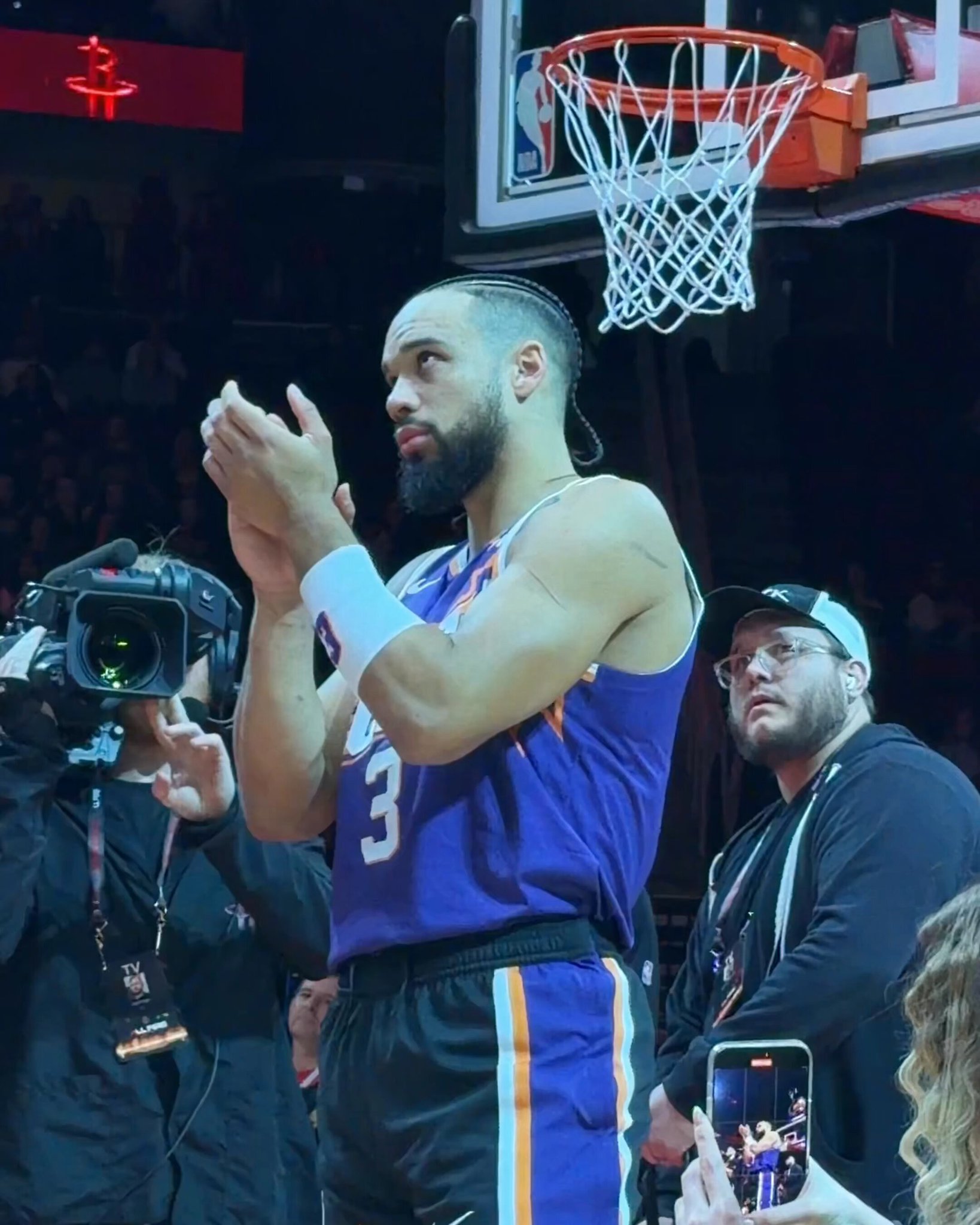 Dillon Brooks &amp; Jalen Green got warm welcomes from the Rockets crowd in their return to Houston
