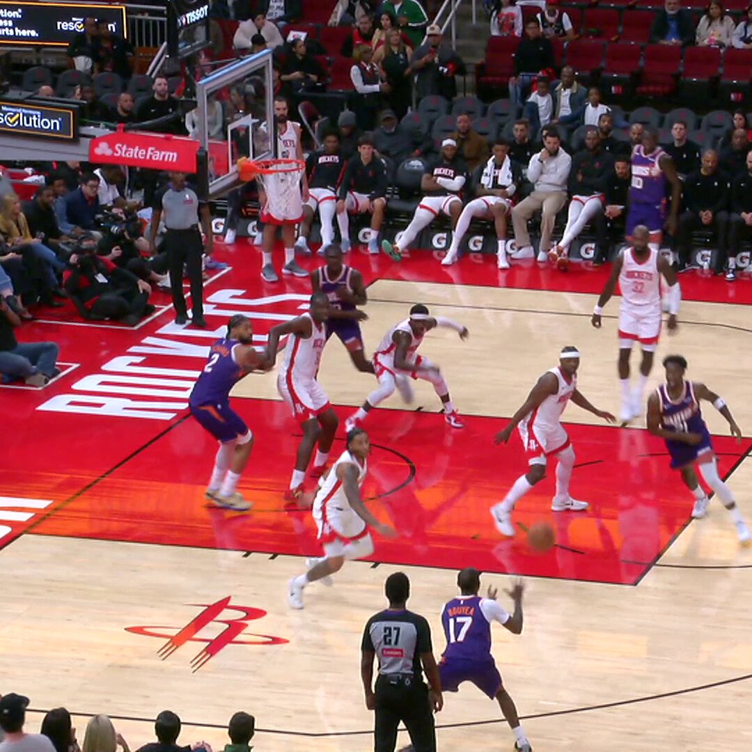 CLINT CAPELA MY GOODNESS 

TWO-HANDED STUFF AT THE RIM!