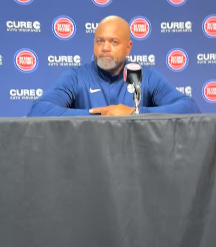 I asked JB Bickerstaff about Cade Cunningham’s aggression late in the 4th to get contact and free throws #Pistons 