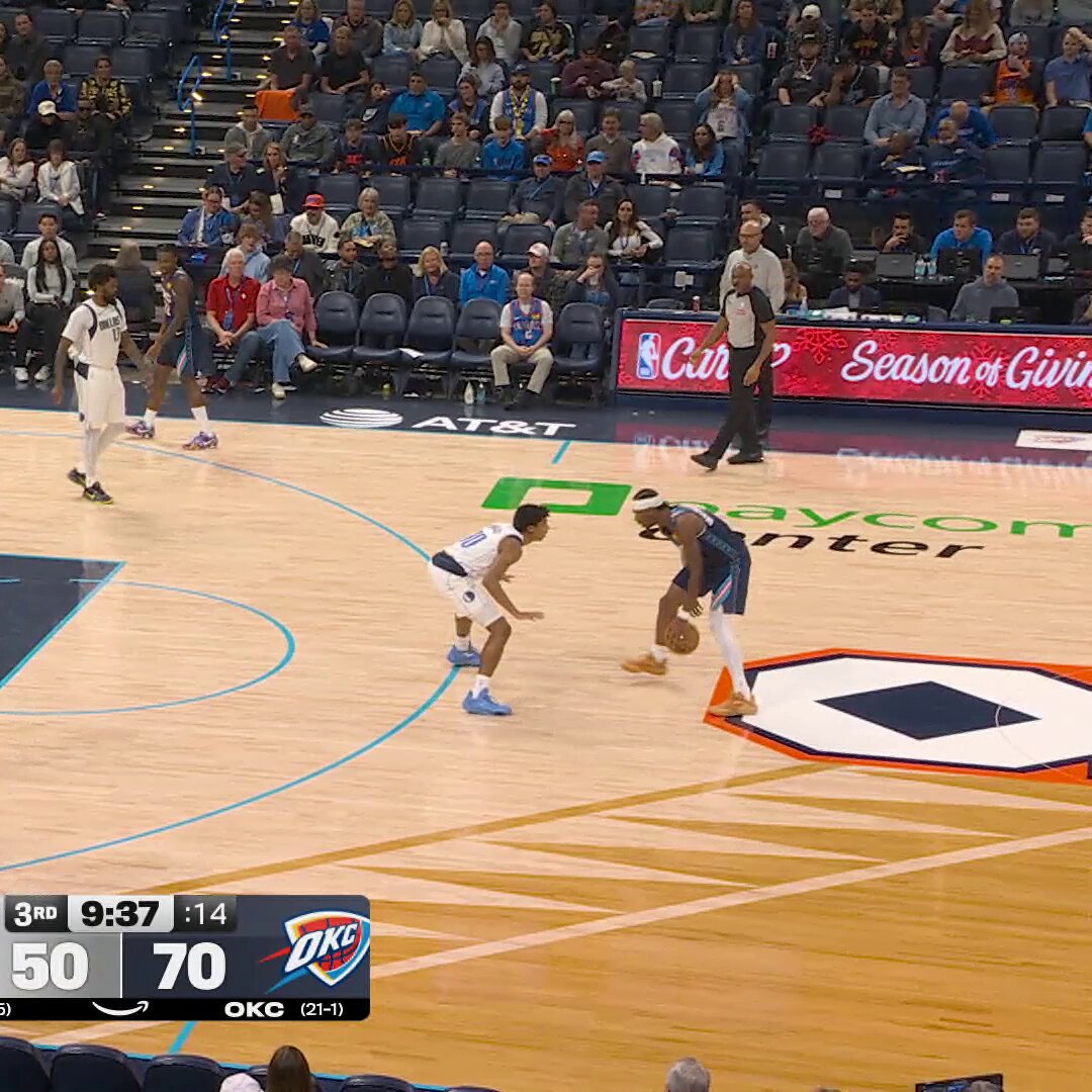 That's 95 straight 20-PT games in a row for SGA! 

DAL-OKC on Prime: