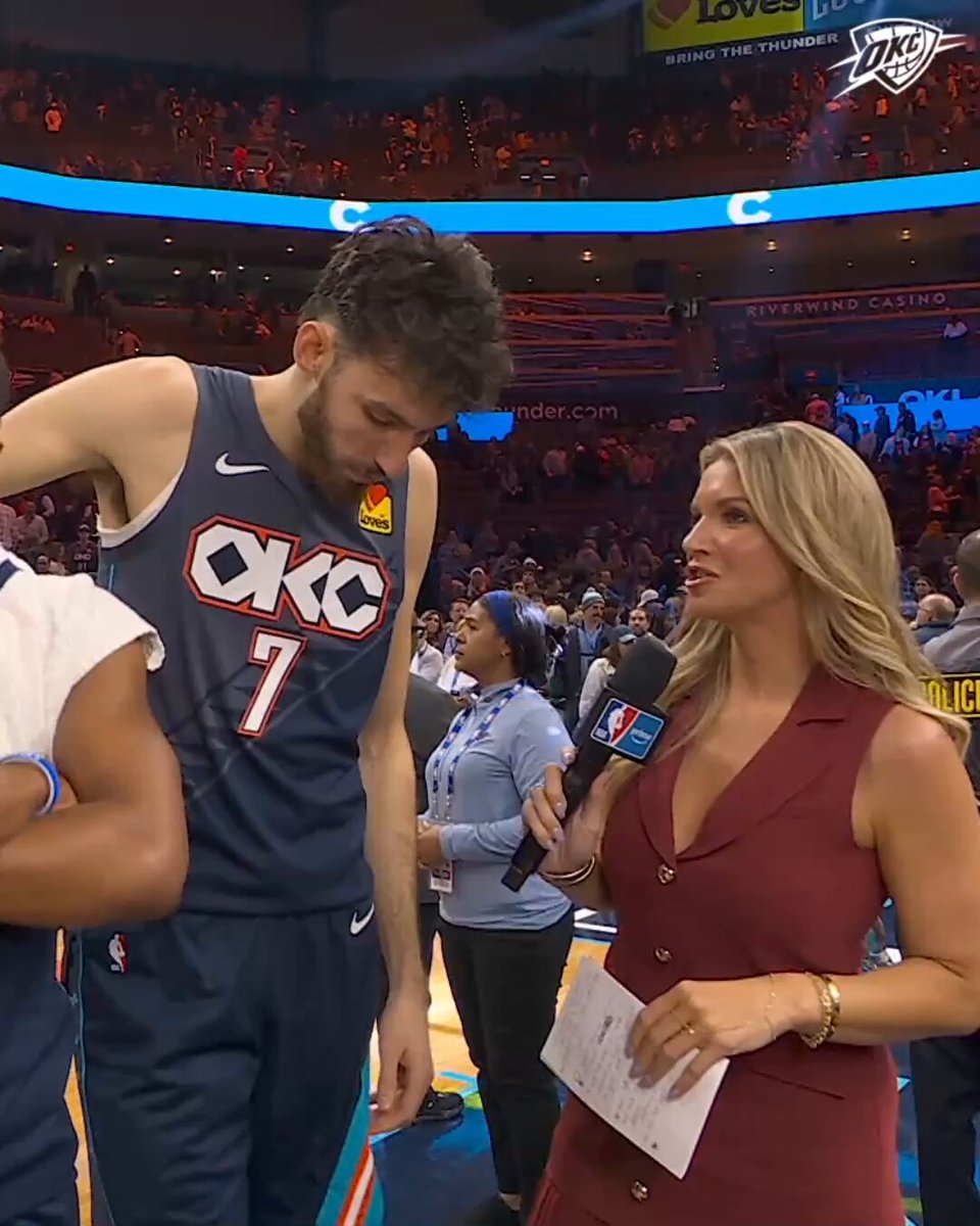 Kept our foot on the gas 🔋

Hear from @ChetHolmgren (and Chris Youngblood) following tonight’s dub 🎙️ 