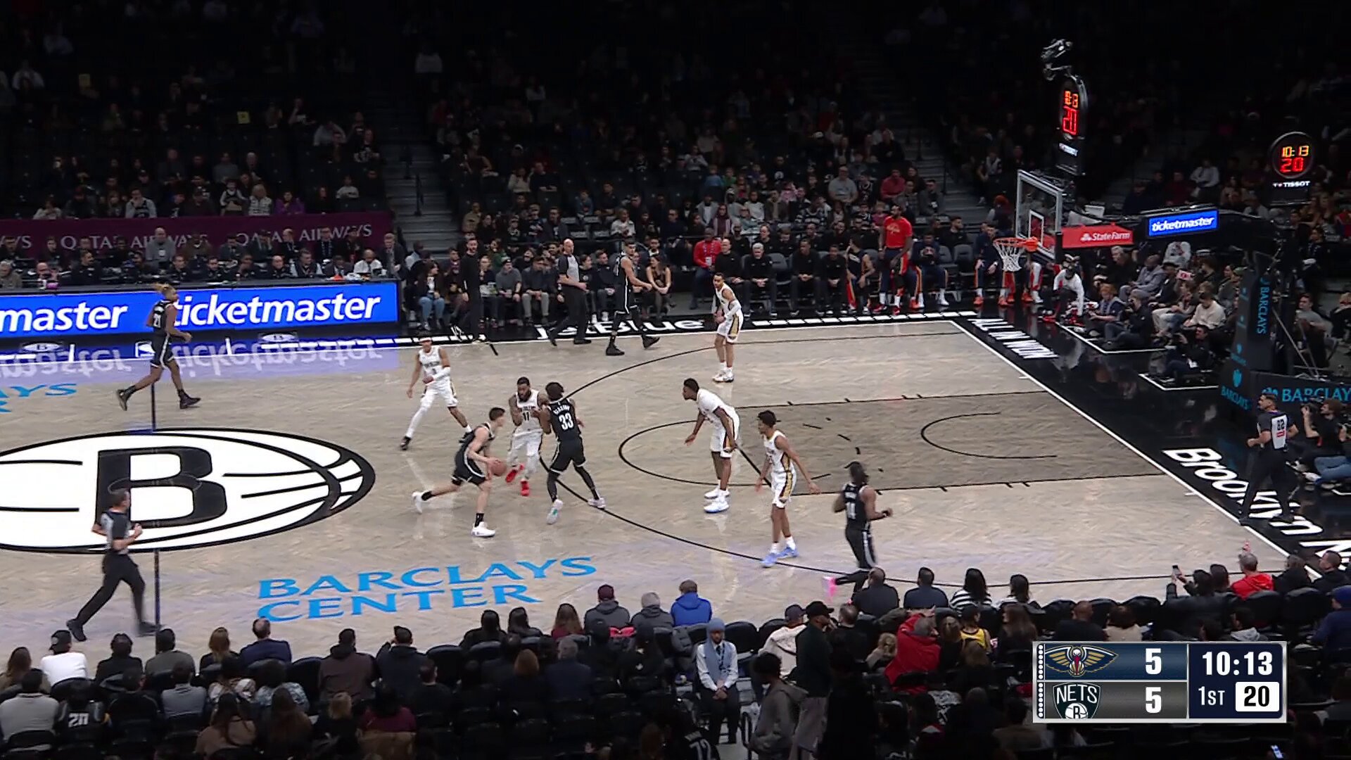 TREY MURPHY III DOWN THE LANE 

Pelicans/Nets is LIVE on NBA League Pass!