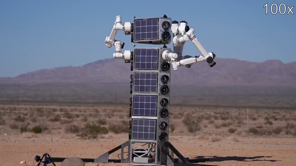 5 m tower assembly demo