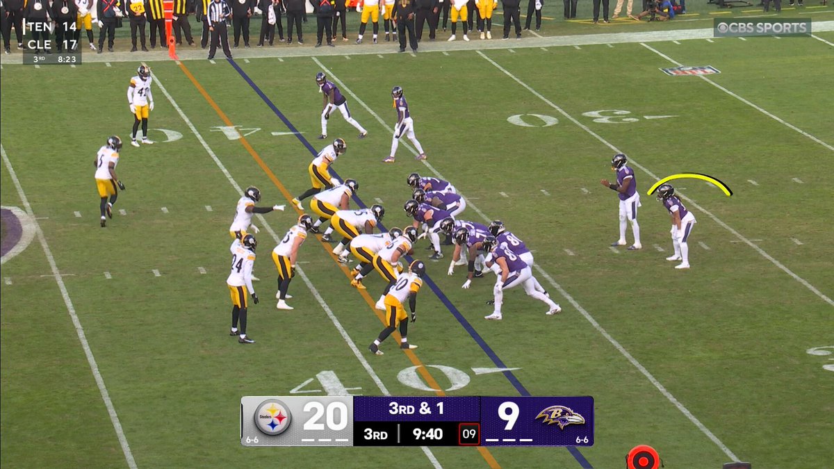 56-YARD RUN BY @_KeatonMitchell!!!!

Tune in on CBS! 