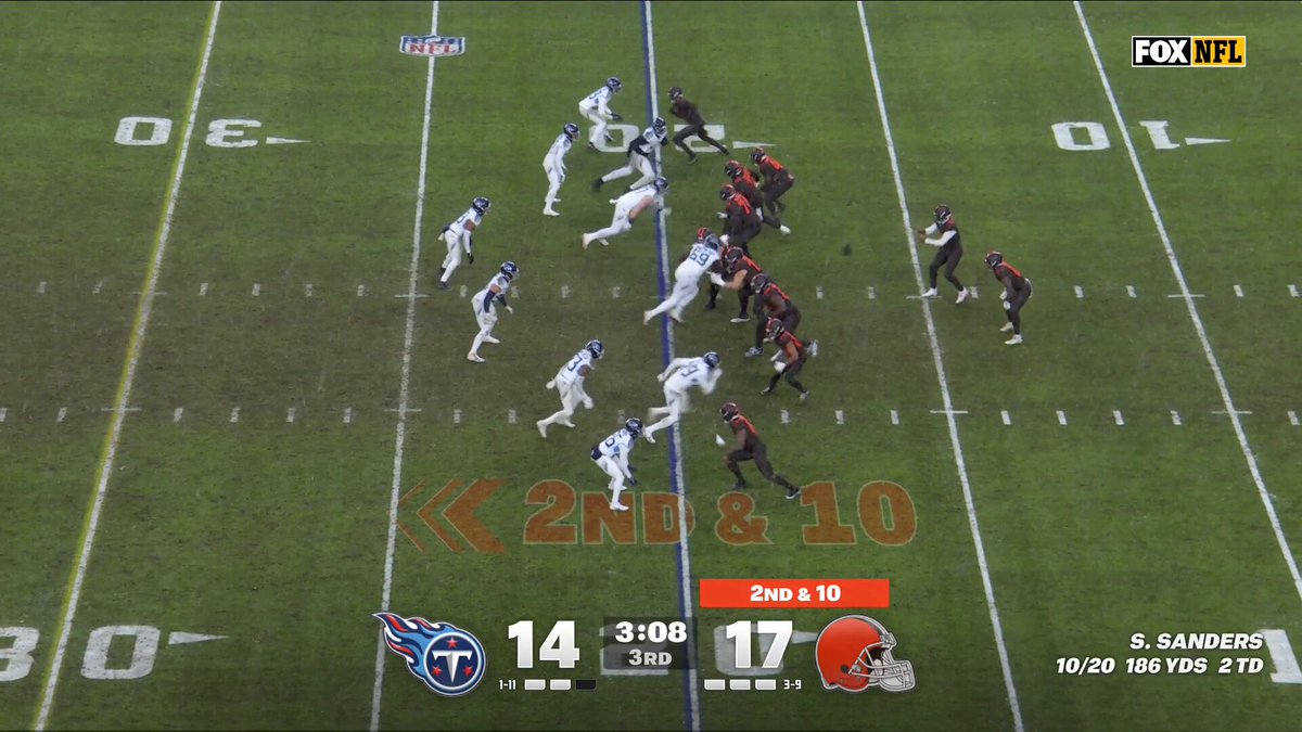 35-yard DOT from rookie to rookie!

#TENvsCLE on Fox and NFL+ 