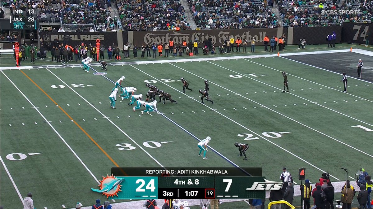 🚨 fake punt 🚨

📺: #MIAvsNYJ on CBS | @paramountplus 