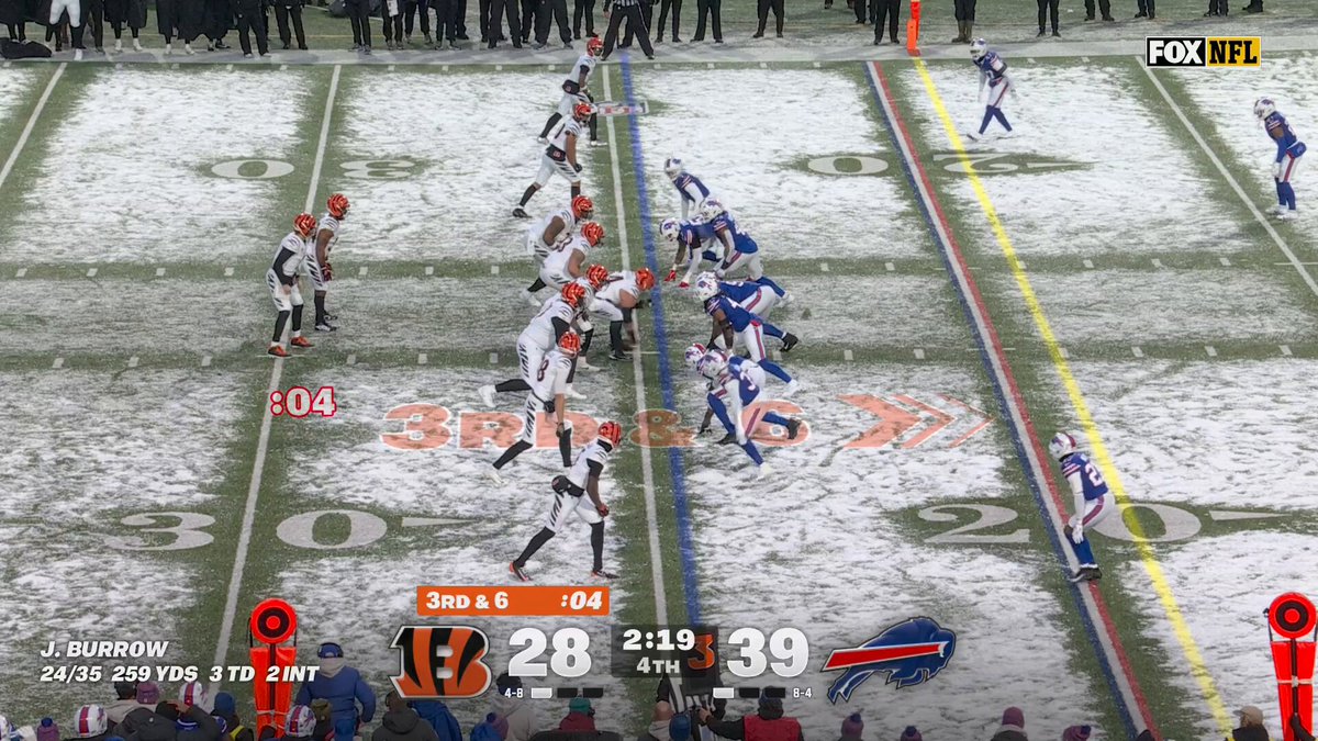 A ONE-HANDED TEE DEE 🤯

#ProBowlVote + Tee Higgins
📺: #CINvsBUF on FOX 