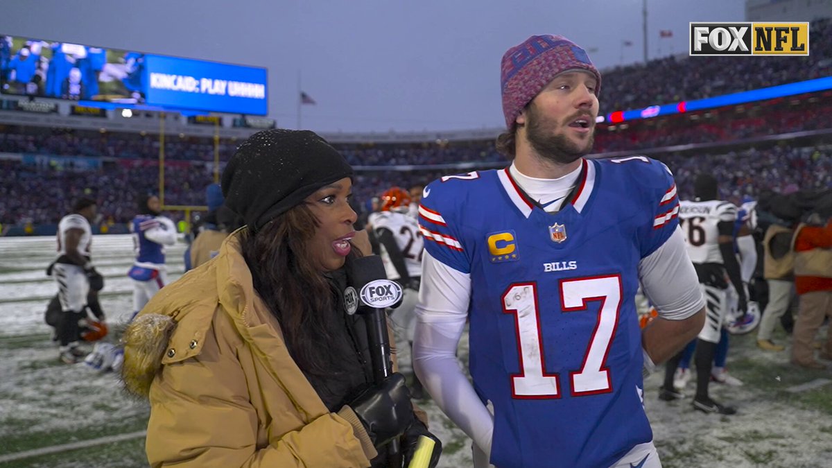 "The fight in this team is unbelievable. Didn't have much hope. Had a sliver but that's all we need. Just need a chance."

Pam Oliver spoke with @JoshAllenQB after the @BuffaloBills' come from behind win ⬇️ 