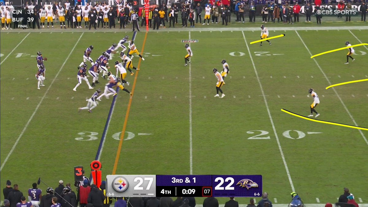 Alex Highsmith ends the game for the @Steelers with a sack! 