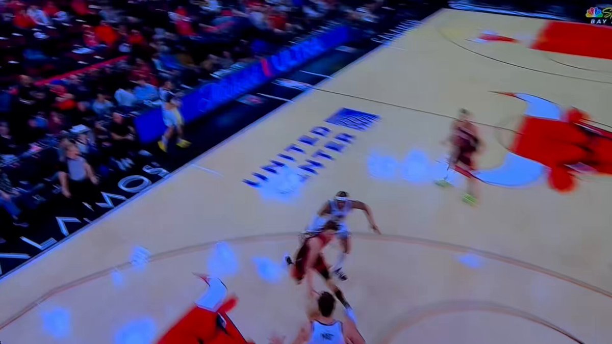 I think Buzelis earned the smile he has at the end of this murder at the rim 