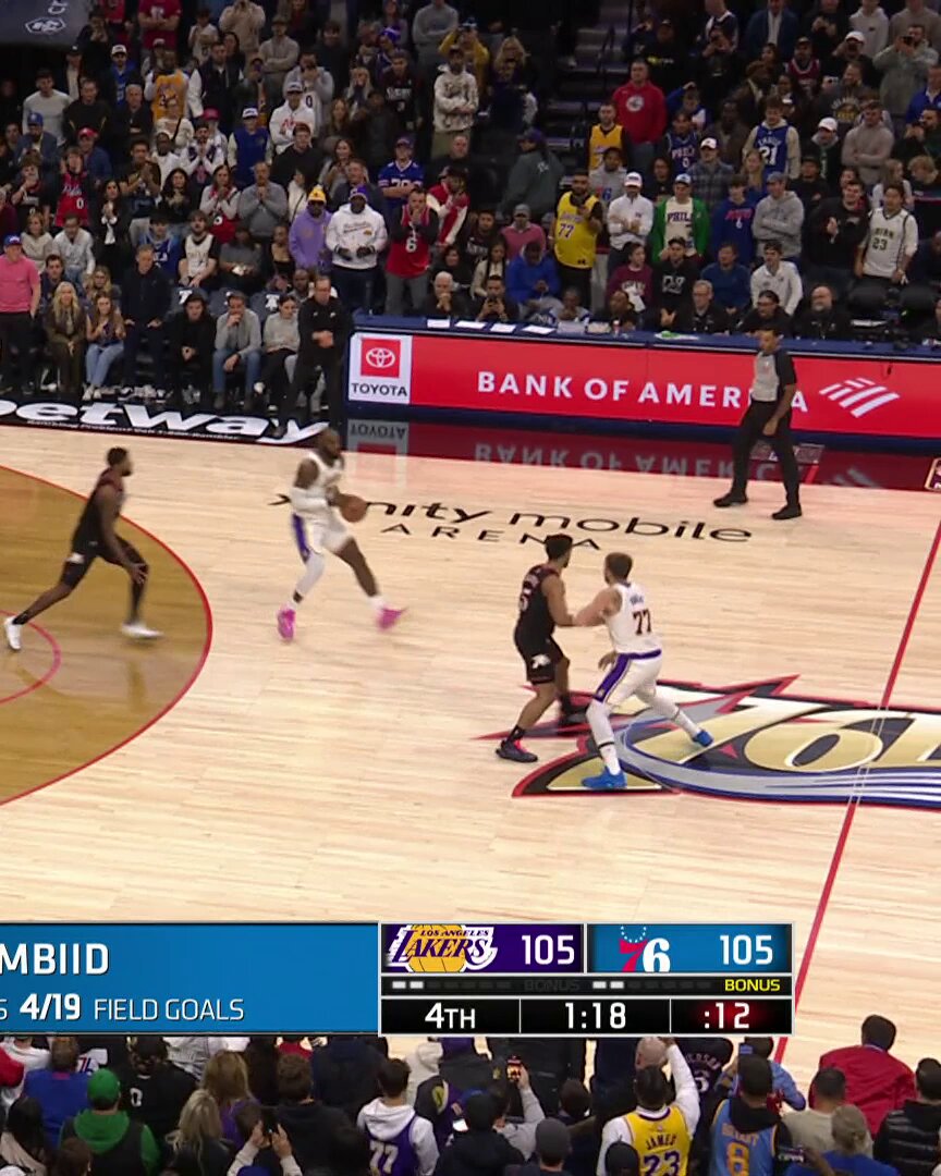 LEBRON JAMES TOOK OVER IN THE 4Q AND SEALED THE LAKERS W!!! 🔥

👑 IS BACK. 