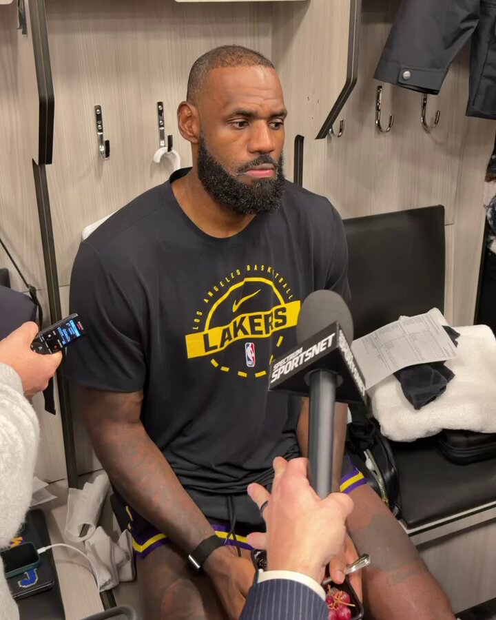 “It never gets old... The excitement… the cheers or whatever the case may be, you’ll never be able to get that back once you’re done playing.”

LeBron James never fails to get a crowd revved up 🔥 