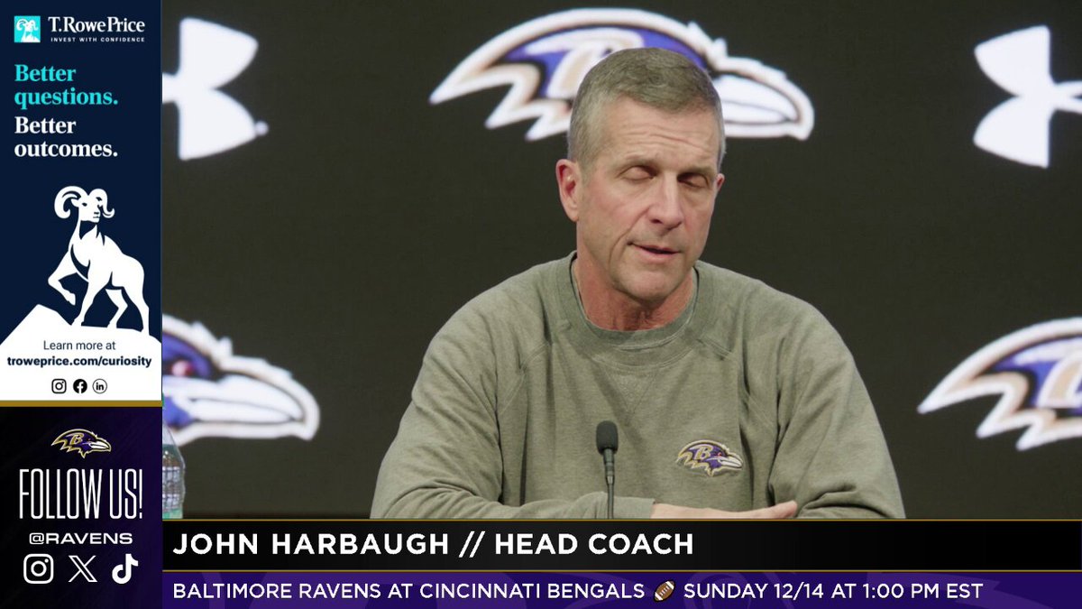 Coach Harbaugh on the O-line: 