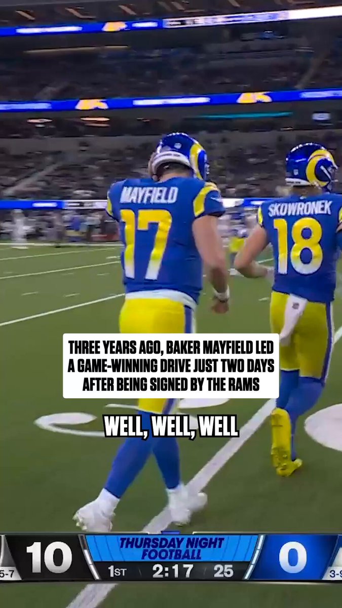 No matter where he goes, Baker Mayfield stays ready 😎 