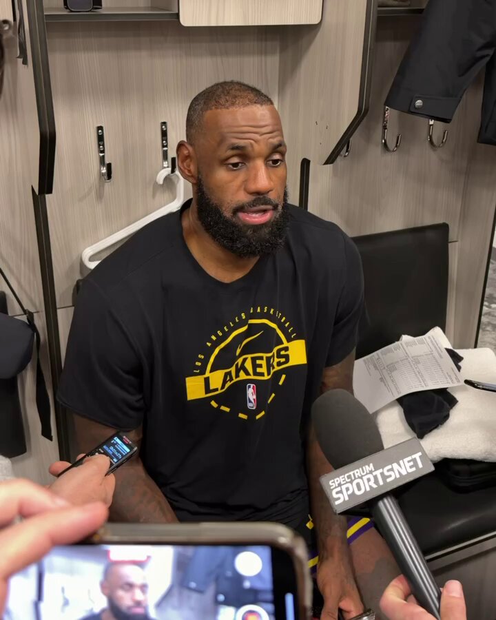 🗣️ "Every year we get together and train... Obviously I love his game."

@KingJames on @TyreseMaxey! 