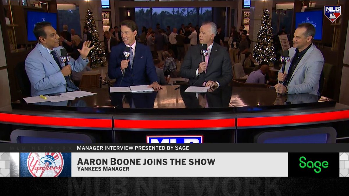 "He's playing in a different league. Credit to him, he knows how to do it and he's doing it really well."

- Aaron Boone on Aaron Judge's historic season

MLB Network x @SageUSAmerica 