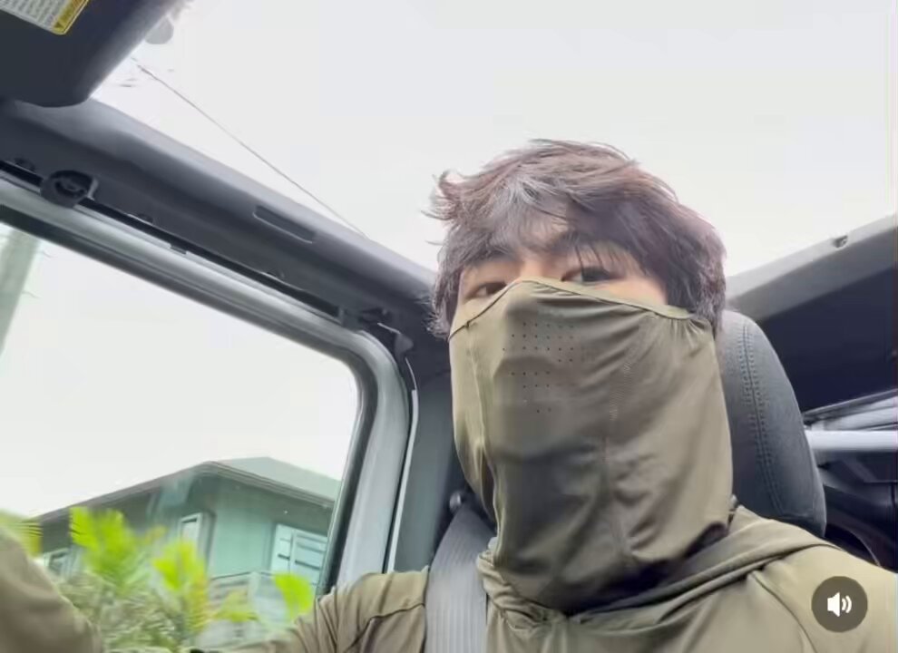 休憩で携帯開けたらてひょーん♡ Hawaii🩷いっぱい～運転かっこいいん