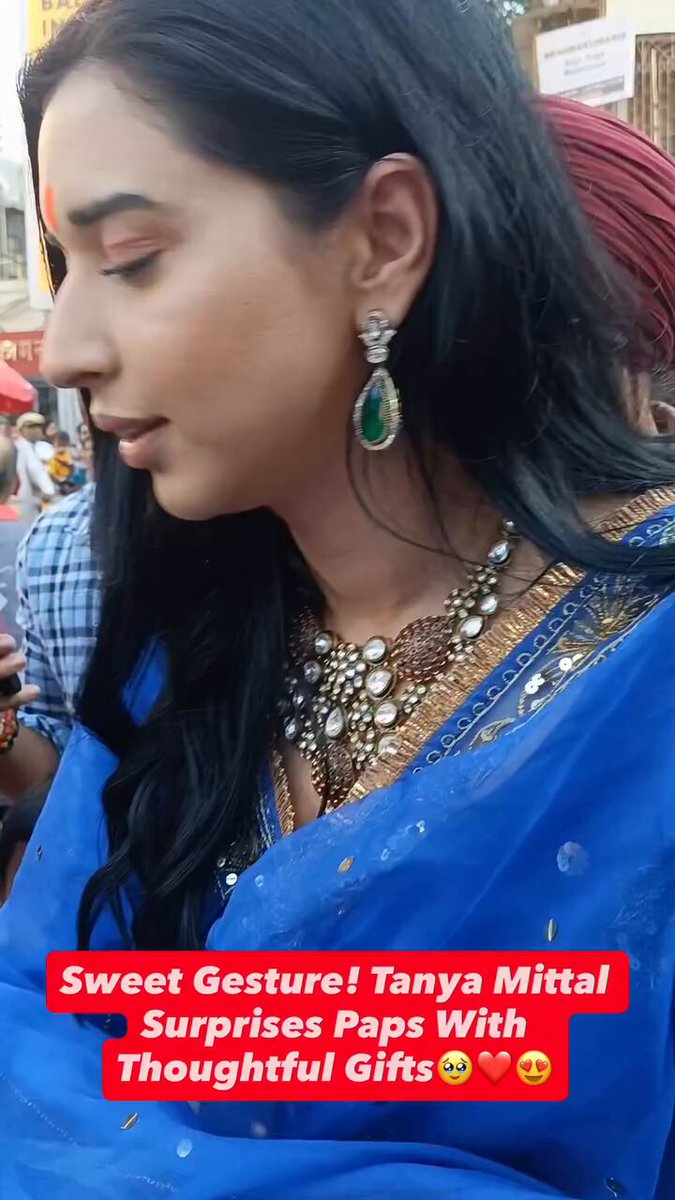 Tanya Mittal surprises the media Picture