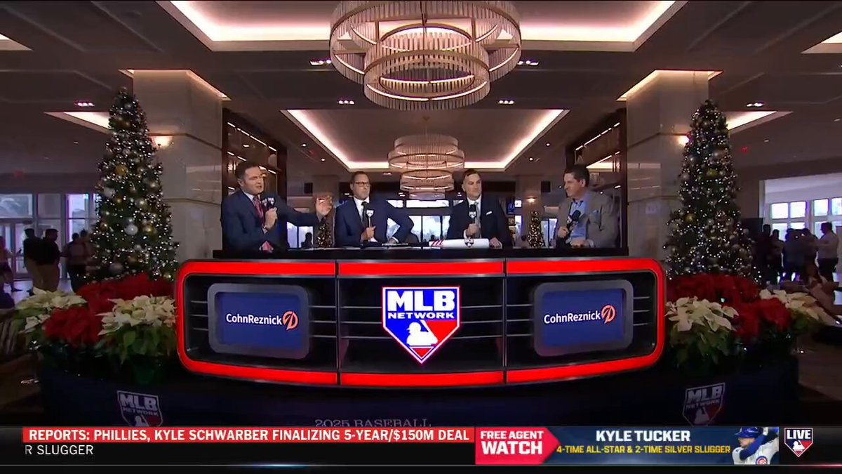 Rob Thomson talks about his contract extension, the importance of Kyle Schwarber in the @Phillies clubhouse and more on #MLBTonight!

MLB Network x @SageUSAmerica 