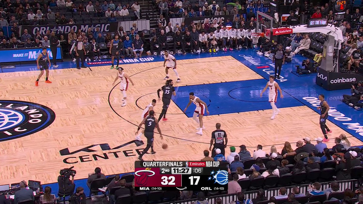 Catch. Shoot. Splash.

Jalen Suggs with the rainbow 3!

Heat/Magic on Prime 
🏆 Winner advances to the Emirates NBA Cup Semis in Vegas 