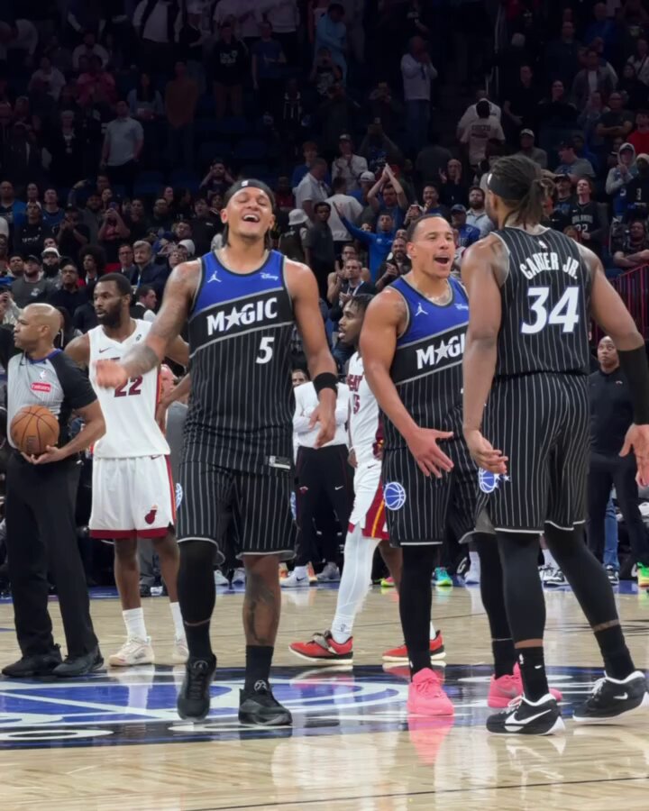 POSTGAME SCENES IN ORLANDO 🙌

Desmond Bane's 37 powers the Magic to the W!

Orlando will play the winner of NYK/TOR in the @emirates NBA Cup Semifinals on Saturday at 5:30pm/et on Prime. 