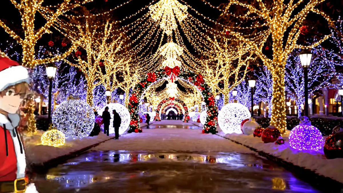 クリスマス　じゅん画面‼️ 有難うございます😊 私も試してみました🎄素敵です🥰