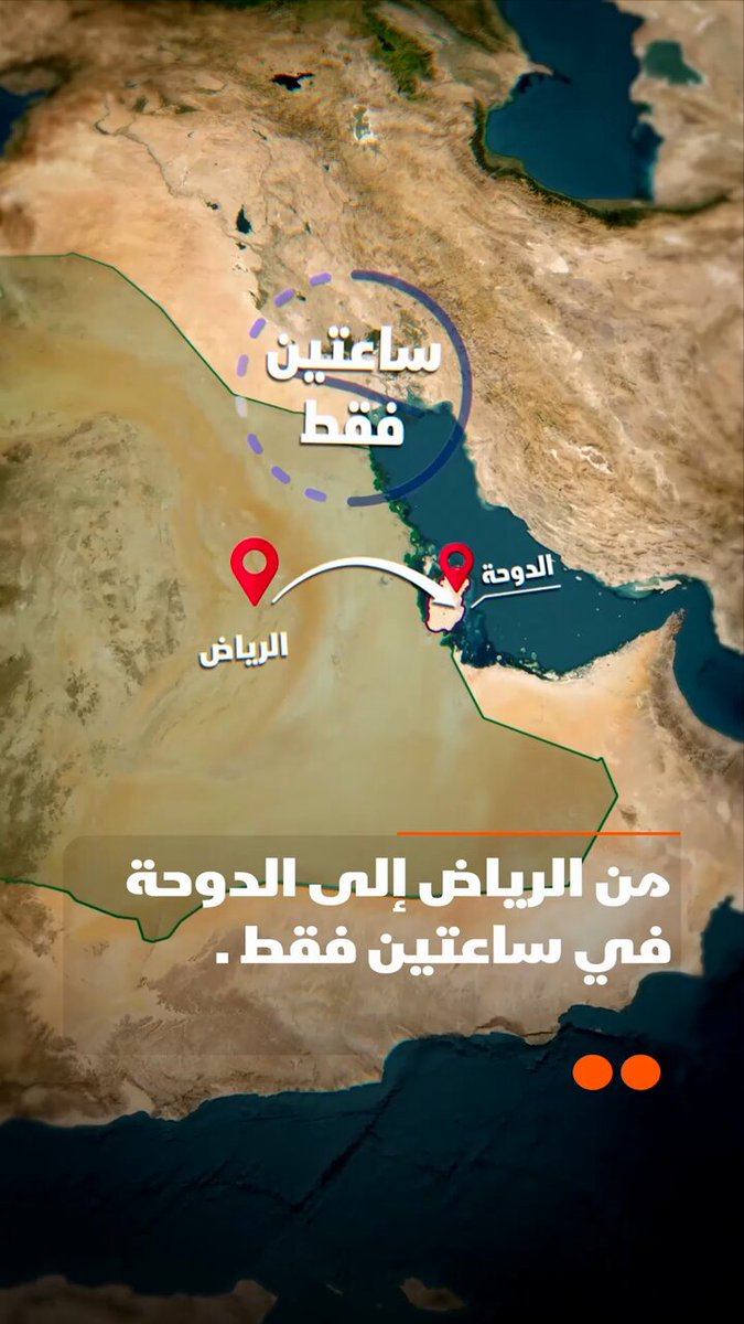 من الرياض إلى الدوحة في ساعتين فقط هذا هو الوقع القادم في 2031 بعد الانتهاء من مشروع القطار الكهربائي السريع بين البلدين .. الاقتصادية تستعرض أبرز تفاصيل المشروع والعوائد على الناتج المحلي لـ السعودية و #قطر 