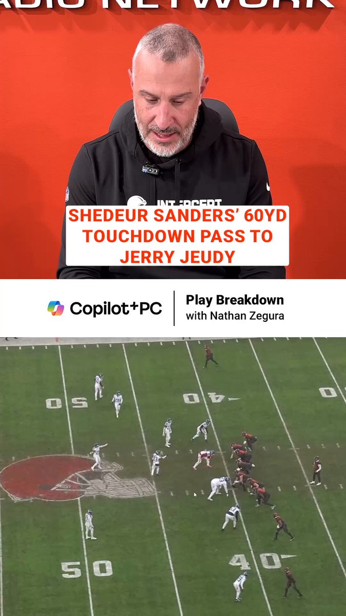 breaking down the x's and o's of Sunday's 60-yard touchdown!

@Copilot | @NathanZegura 