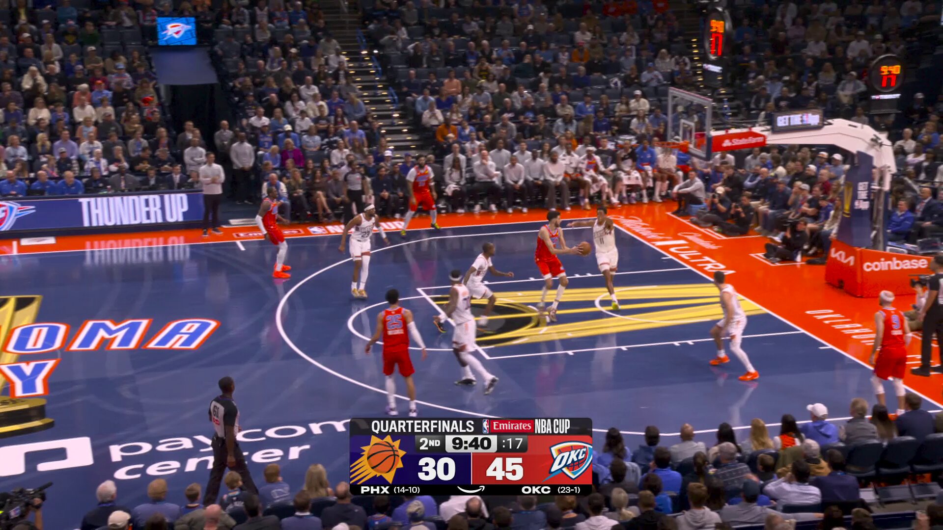 Defense to offense for the @Suns... they're on a 9-2 run!

 Winner advances to Semifinals in Vegas